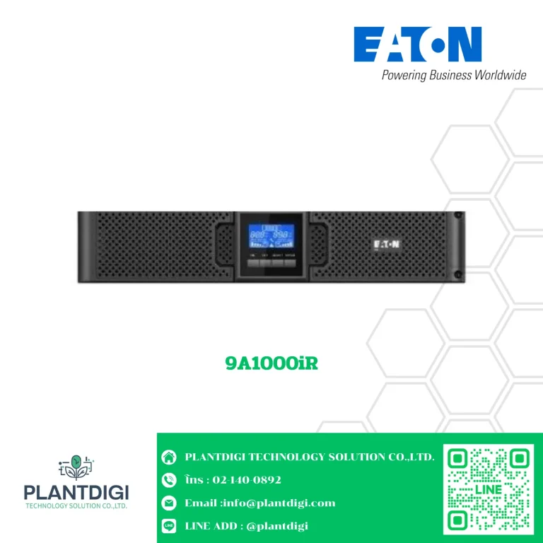 เครื่องสำรองไฟ Eaton 9A รุ่น 9A1000IR (9103-53973) True Online UPS