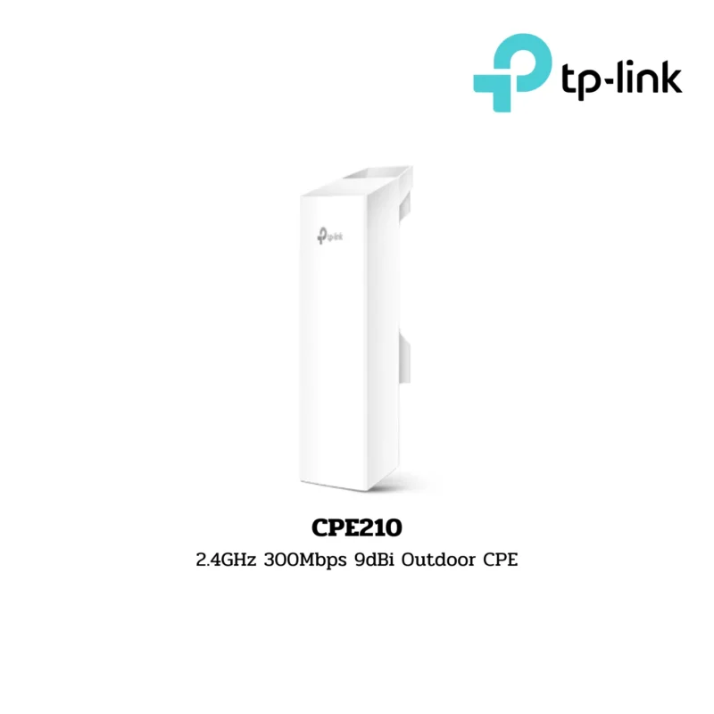 TP-Link CPE210 CPE 2.4GHz 300Mbps 9dBi Outdoor CPE Outdoor Wireless Broadband