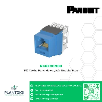Panduit Punchdown Jack Module รุ่น NK6X88MBU