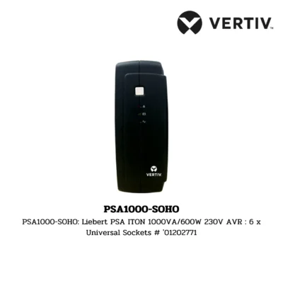 เครื่องสำรองไฟ Vertiv PSA SOHO รุ่น PSA1000-SOHO