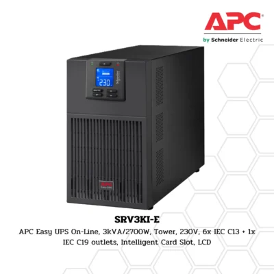 เครื่องสำรองไฟ APC Easy UPS On-Line SRV รุ่น SRV3KI-E 8 เครื่องสำรองไฟ APC Easy UPS On-Line SRV รุ่น SRV3KI-E
