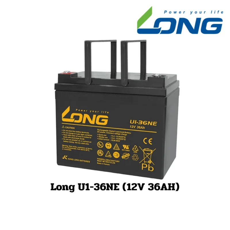 แบตเตอรี่ Long U1-36NE (12V 36AH)