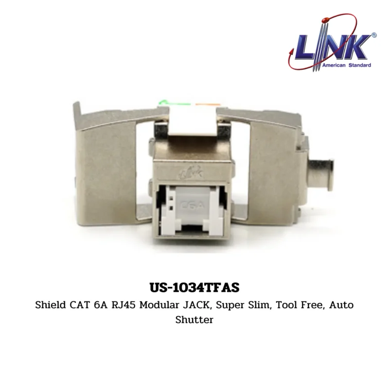 LINK CAT 6A SHIELD CONNECTORS รุ่น US-1034TFAS