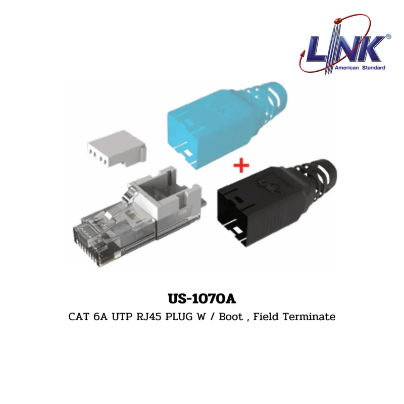 LINK CAT 6A UNSHIELD CONNECTORS รุ่น US-1070A