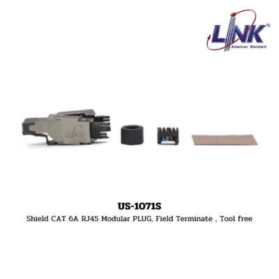 LINK CAT 6A SHIELD CONNECTORS รุ่น US-1071S