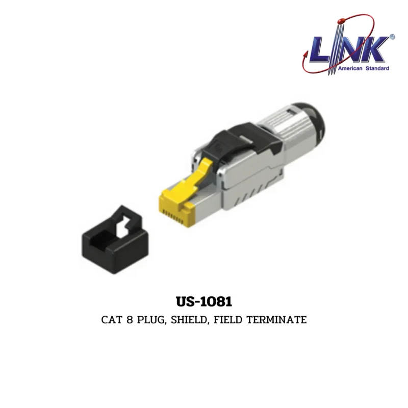 LINK CAT 8 PLUG, SHIELD, FIELD TERMINATE รุ่น US-1081