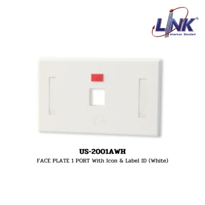 LINK FACE PLATE รุ่น US-2001AWH
