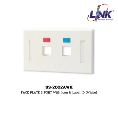 LINK FACE PLATE รุ่น US-2002AWH