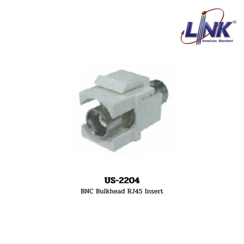 LINK BNC Bulkhead RJ45 Insert รุ่น US-2204