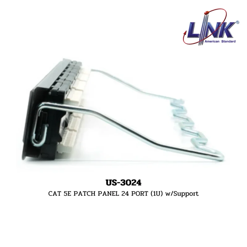 LINK CAT 5E PATCH PANEL รุ่น US-3024