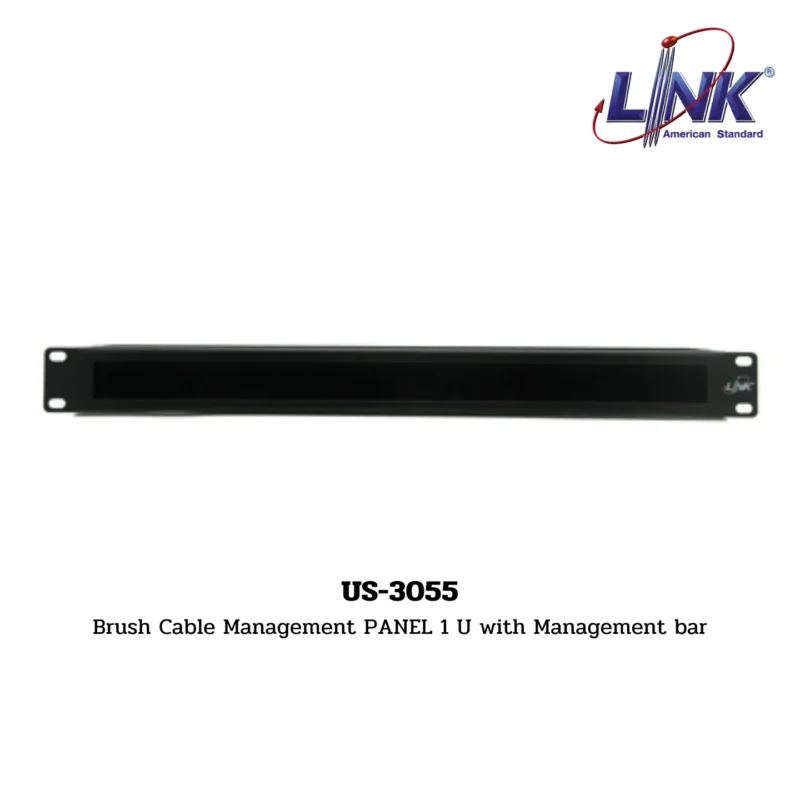 LINK 19” CABLE MANAGEMENT PANEL รุ่น US-3055