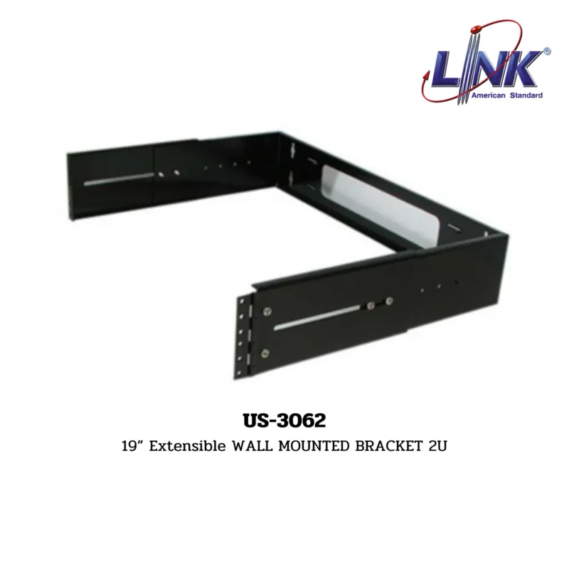 LINK 19”Extensible WALL MOUNTED BRACKET รุ่น US-3062