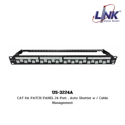 LINK CAT 6A UNSHIELD CONNECTORS รุ่น US-3224A