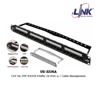 LINK CAT 6A UNSHIELD CONNECTORS รุ่น US-3226A