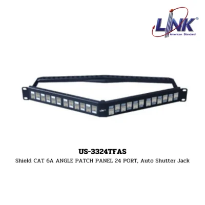 LINK CAT 6A SHIELD CONNECTORS รุ่น US-3324TFAS