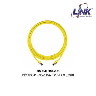 LINK SHIELD CAT 8 PATCH CORD รุ่น US-5401SLZ-5