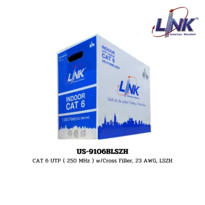 LINK LAN (UTP) CAT 6 600 MHz รุ่น US-9106BLSZH