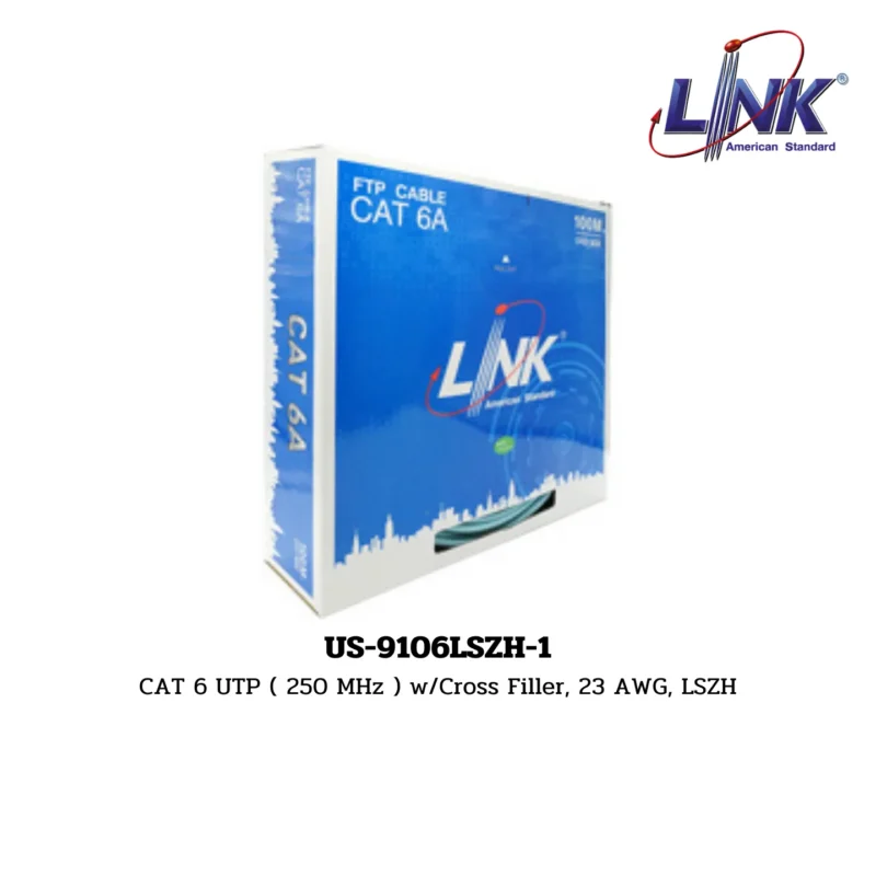 LINK LAN (UTP) CAT 6 600 MHz รุ่น US-9106LSZH-1
