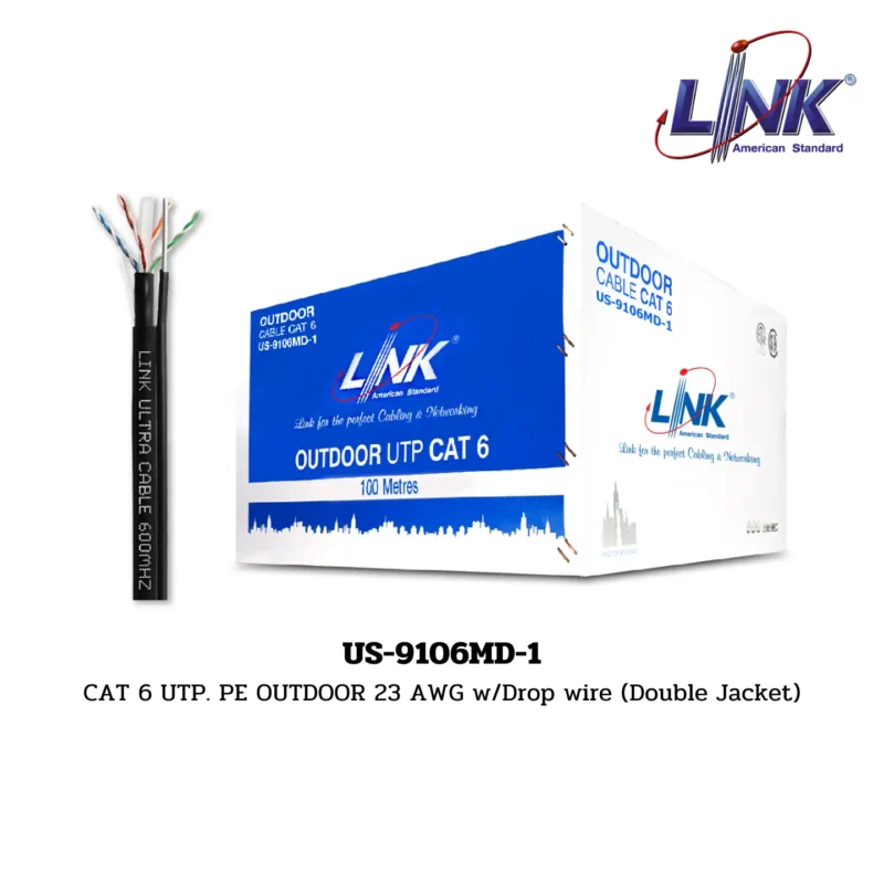 LINK LAN (UTP) CAT 6 600 MHz รุ่น US-9106MD-1