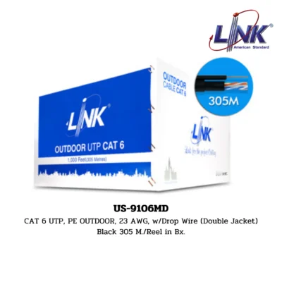 LINK LAN (UTP) CAT 6 600 MHz รุ่น US-9106MD