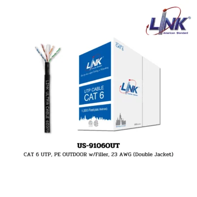 LINK LAN (UTP) CAT 6 600 MHz รุ่น US-9106OUT