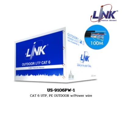 LINK LAN (UTP) CAT 6 600 MHz รุ่น US-9106PW-1