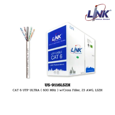 LINK LAN (UTP) CAT 6 600 MHz รุ่น US-9116LSZH