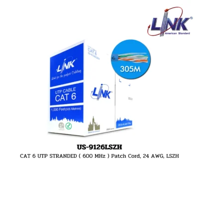 LINK LAN (UTP) CAT 6 600 MHz รุ่น US-9126LSZH
