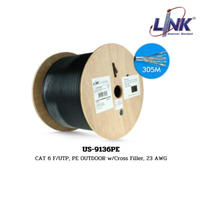 LINK LAN (UTP) CAT 6 600 MHz รุ่น US-9136PE
