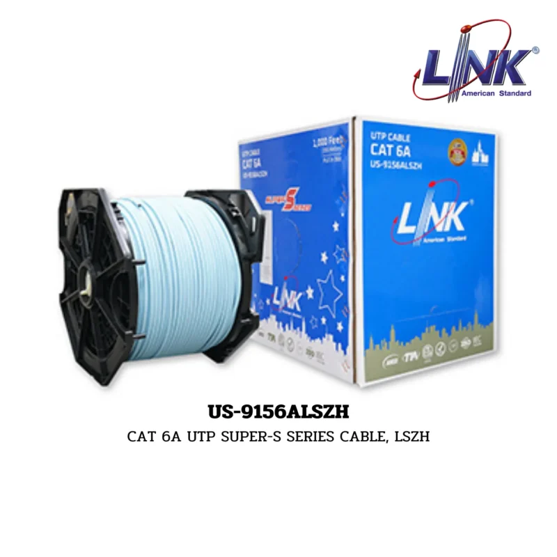 LINK 6A CABLE UTP CAT รุ่น US-9156ALSZH