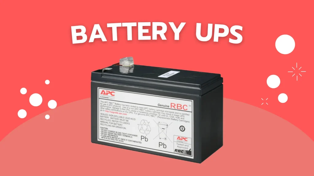 แบตเตอรี่เครื่องสำรองไฟคือ