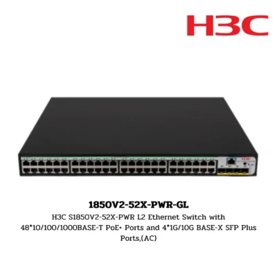 Switch H3C รุ่น 1850V2-52X-PWR-GL