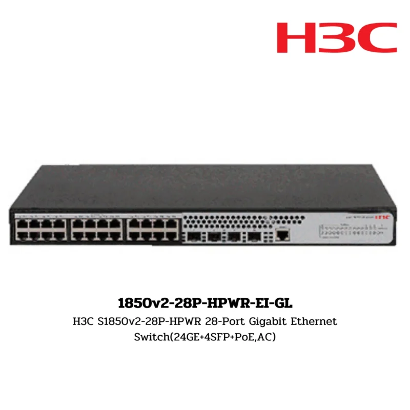 Switch H3C รุ่น 1850v2-28P-HPWR-EI-GL