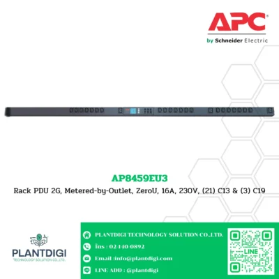 APC Metered-by-Outlet Rack PDU รุ่น AP8459EU3 3 APC Metered-by-Outlet Rack PDU รุ่น AP8459EU3 - Image 2