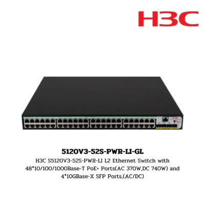 Switch H3C รุ่น 5120V3-52S-PWR-LI-GL