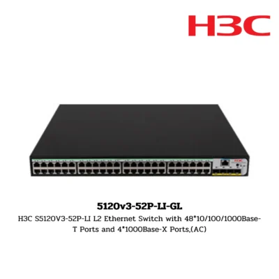 Switch H3C รุ่น 5120v3-52P-LI-GL