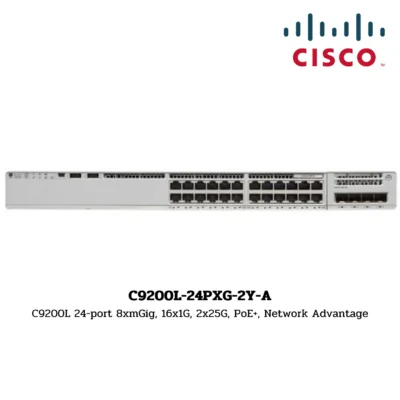 Cisco Catalyst รุ่น C9200L-24PXG-2Y-A
