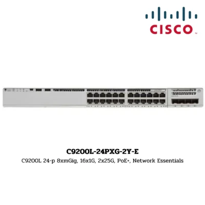 Cisco Catalyst รุ่น C9200L-24PXG-2Y-E