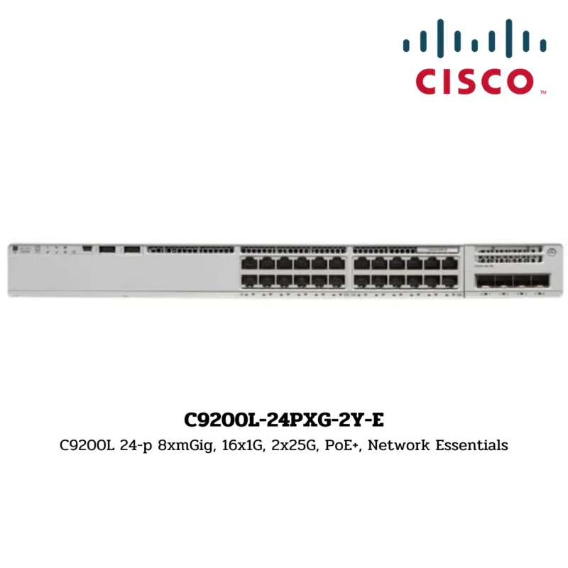 Cisco Catalyst รุ่น C9200L-24PXG-2Y-E