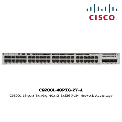 Cisco Catalyst รุ่น C9200L-48PXG-2Y-A