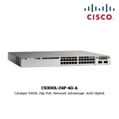 Switch Cisco Catalyst รุ่น C9300L-24P-4G-A