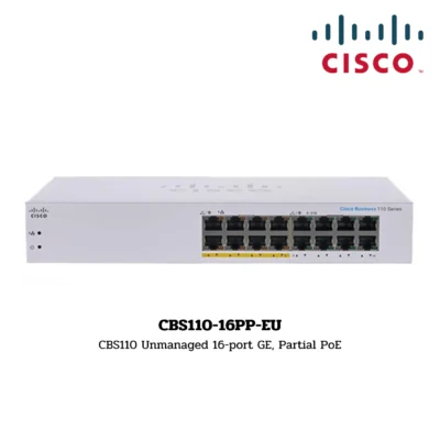 Switch Cisco Business 110 รุ่น CBS110-16PP-EU