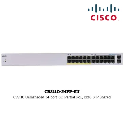 Switch Cisco Business 110 รุ่น CBS110-24PP-EU