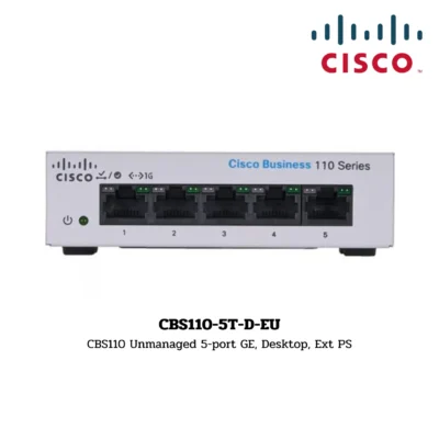 Switch Cisco Business 110 รุ่น CBS110-5T-D-EU