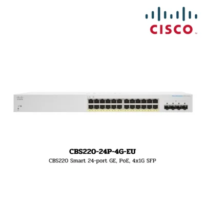 Switch Cisco Business 220 รุ่น CBS220-24P-4G-EU