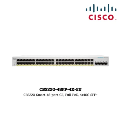 Switch Cisco Business 220 รุ่น CBS220-48FP-4X-EU