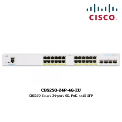 Switch Cisco Business 250 รุ่น CBS250-24P-4G-EU