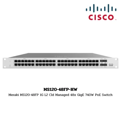 Cisco Meraki Switch Hardware รุ่น MS120-48FP-HW