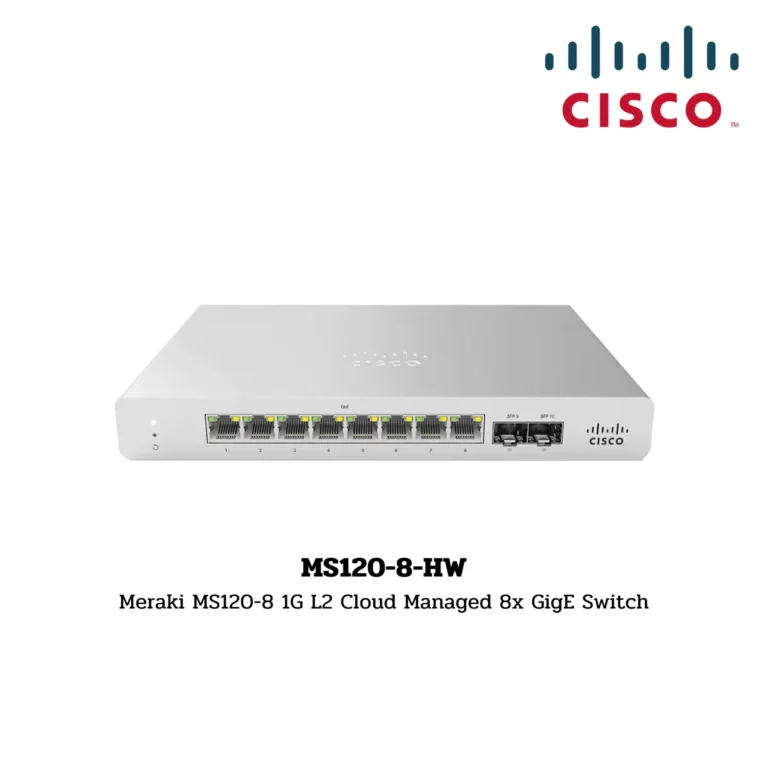 Cisco Meraki Switch Hardware รุ่น MS120-8-HW