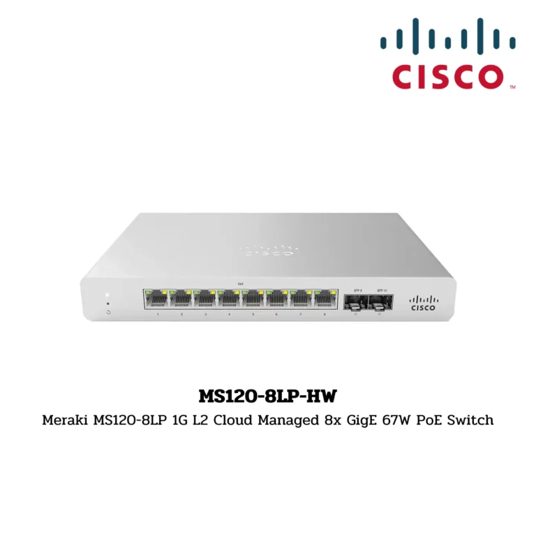 Cisco Meraki Switch Hardware รุ่น MS120-8LP-HW